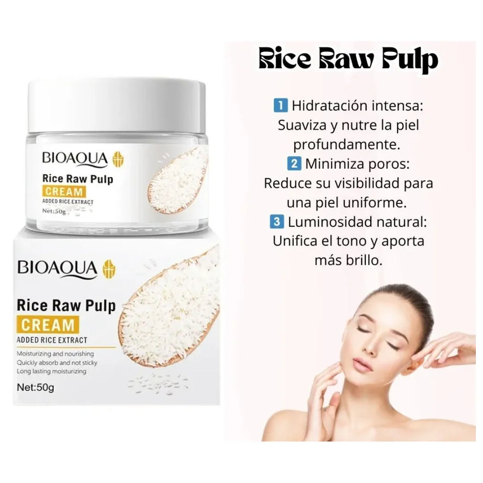 Crema De Arroz Para Blanquear La Piel – Bioaqua