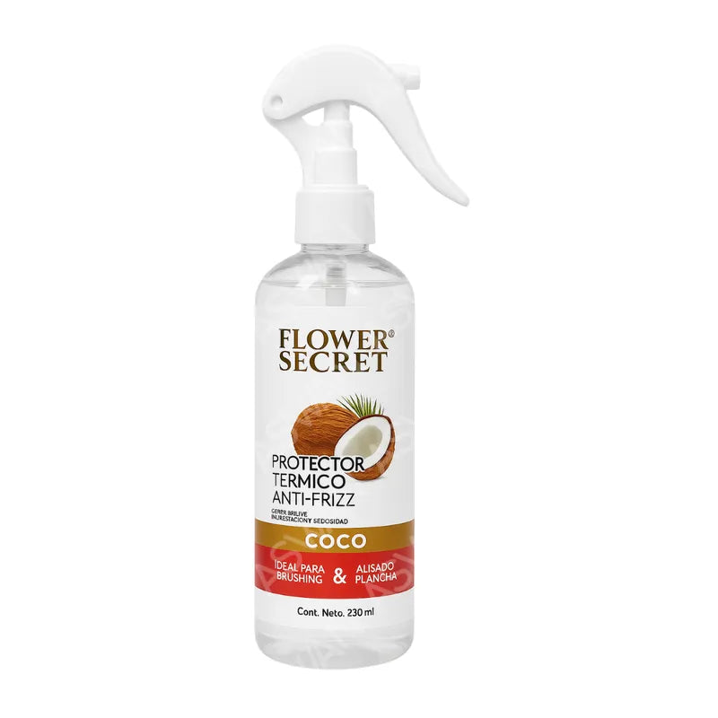 🌴 Protector Térmico Capilar de Coco – Flower Secret