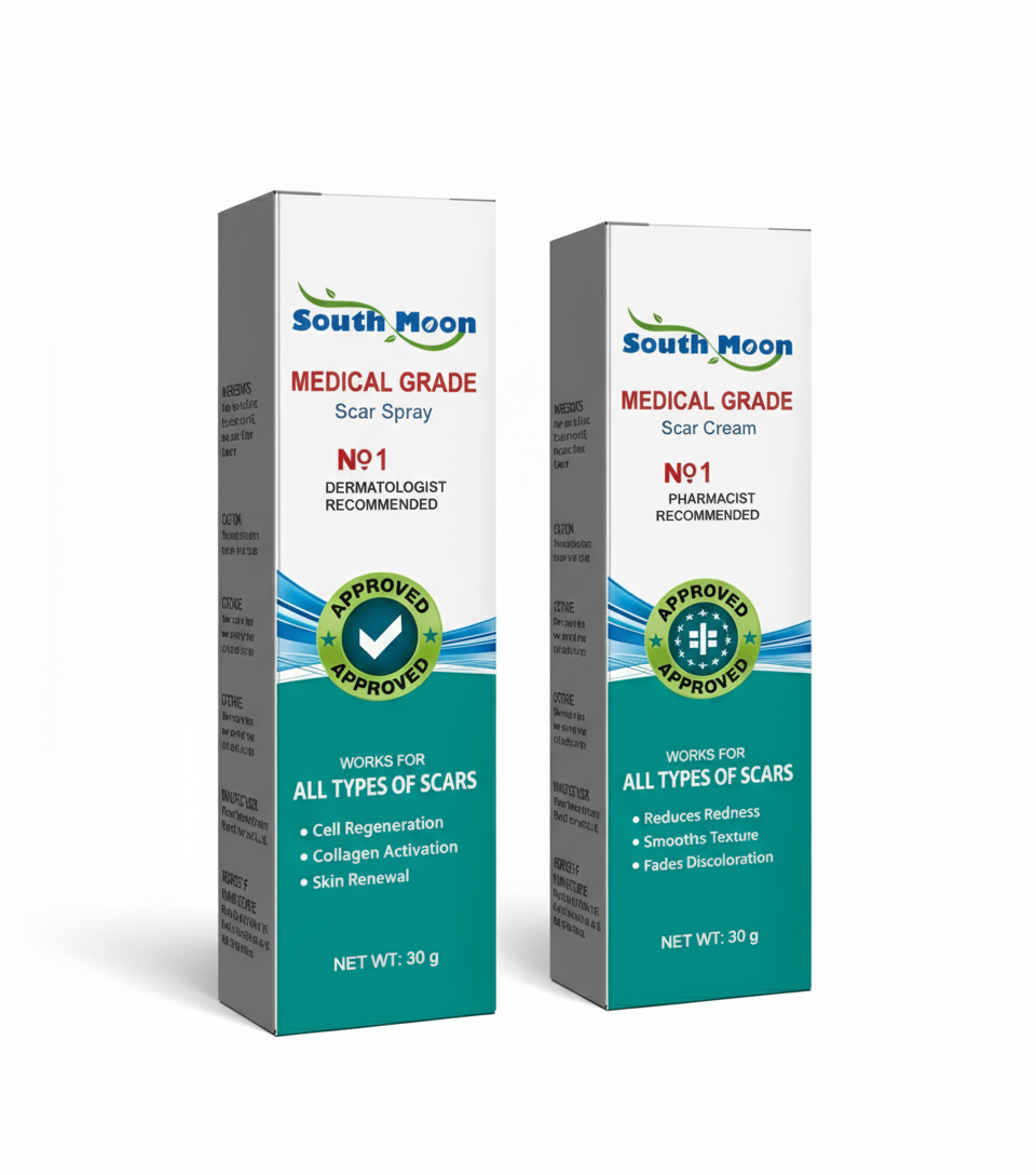 South moon™ 🧴, spray avanzado para cicatrices.